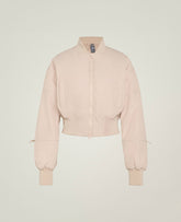 Sportswear Woven Cropped Bomber Jacket