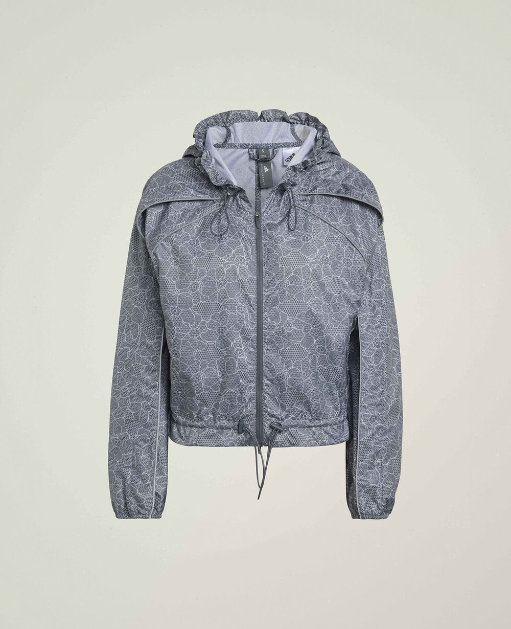High-Neck Hooded Jacket