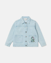 Floral Embroidered Denim Jacket