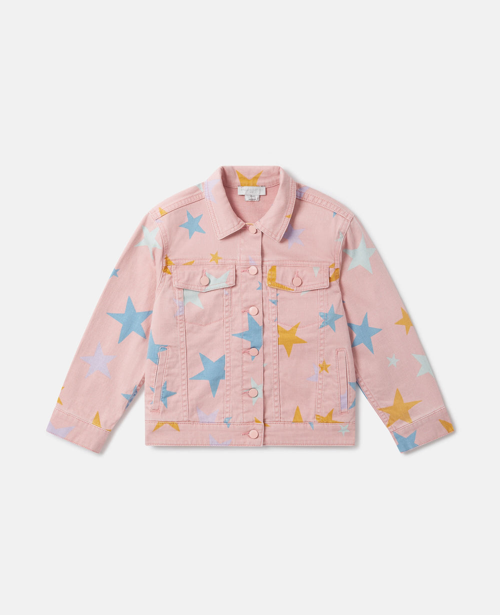 Graphic Print Zipper Jacket