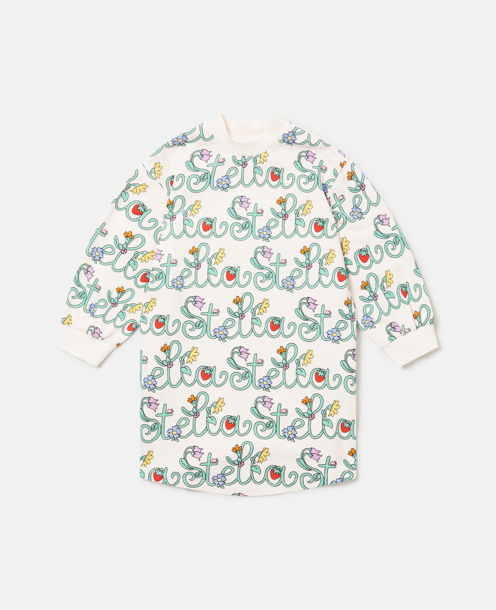 Stella Vine Print Sweatshirt Dress