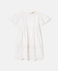 Short Sleeve Broderie Dress