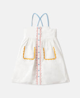 Utility Pocket Jumper Dress