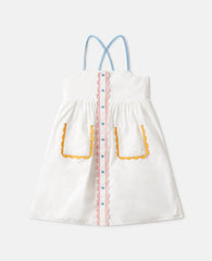 Utility Pocket Jumper Dress