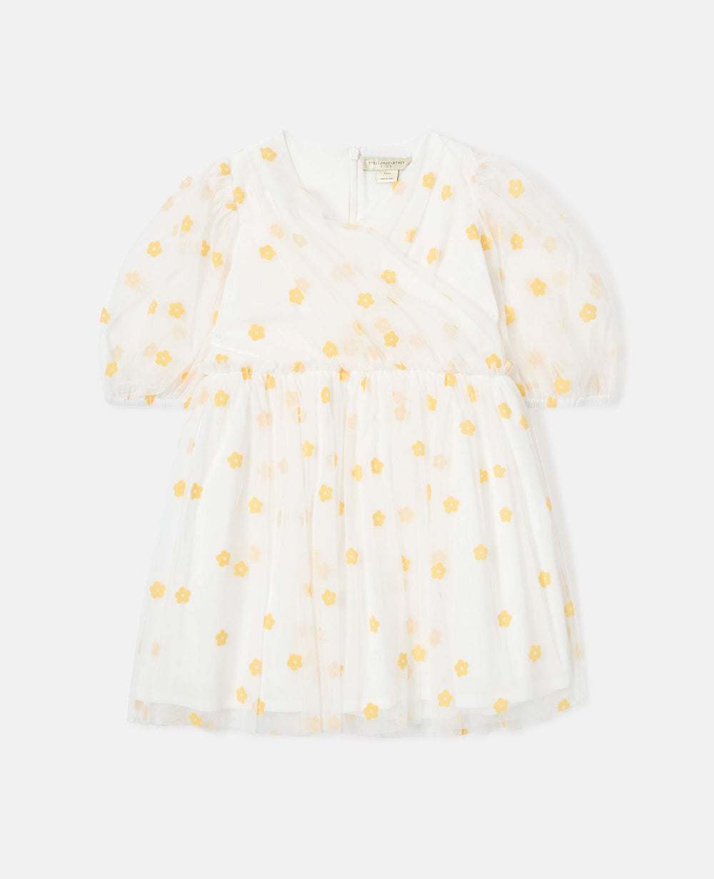 Floral Print Puff Sleeve Dress