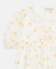 Floral Print Puff Sleeve Dress