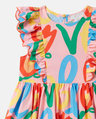 Graphic Love Print Dress