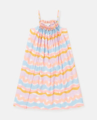 Striped Tiered Maxi Dress