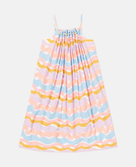 Striped Tiered Maxi Dress