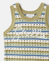 Striped Knit Tank Dress