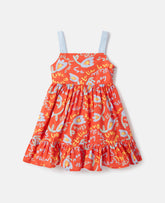 Floral Print Sleeveless Dress