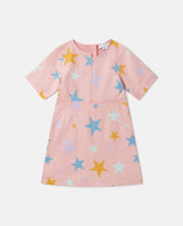 Star Print Jersey Dress