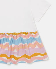 Zig-Zag Print T-Shirt Dress