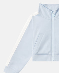 Logo Zipper Sweatshirt And Short Set