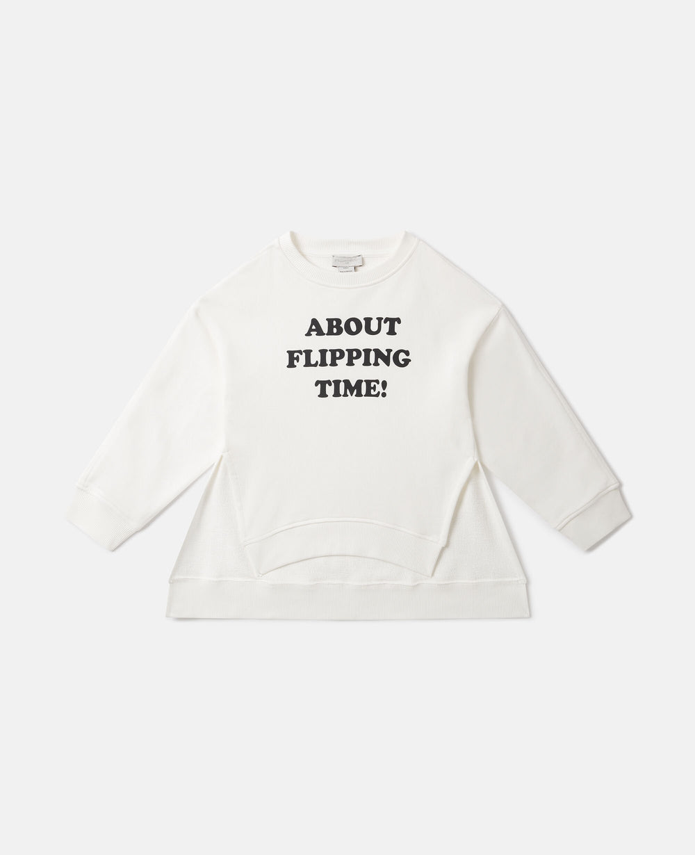 Slogan Print Sweatshirt