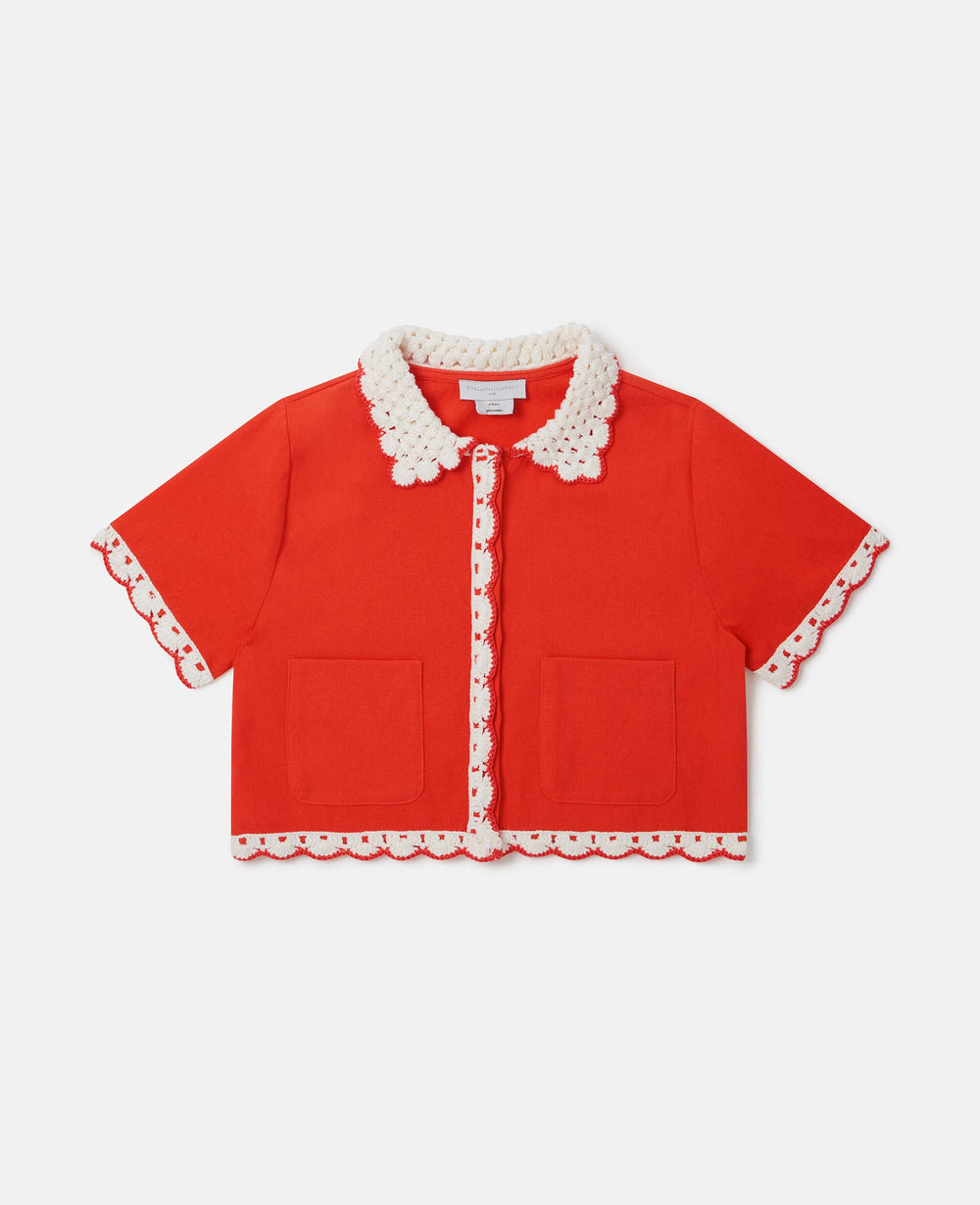 Contrast Trim Knit Cardigan
