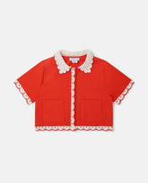 Contrast Trim Knit Cardigan