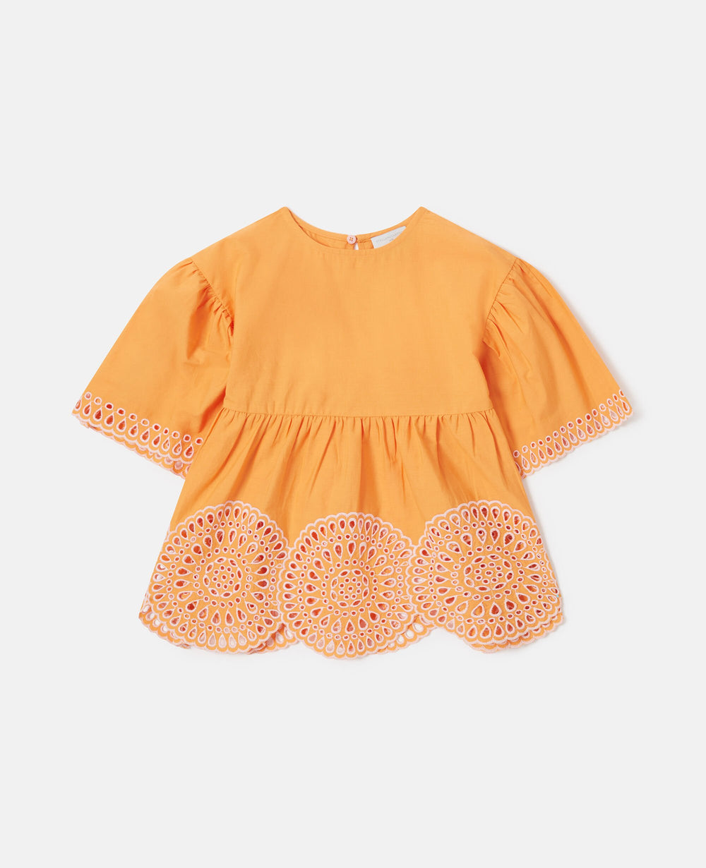 Short-Sleeve Popeline Top