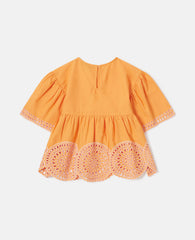 Short-Sleeve Popeline Top