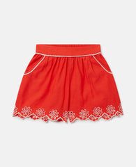 Scallop Trim Shorts