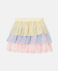 Tiered Chiffon Skirt