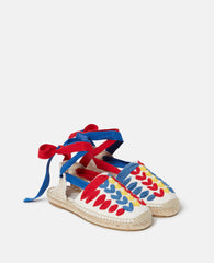 Lace-Up Espadrille Sandals