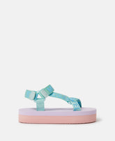 Two-Tone Platform Sandals