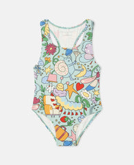 Bug Hotel Print Swimsuit