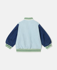 Color Blocked Varsity Jacket