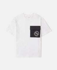 S-Wave Logo Motif T-Shirt