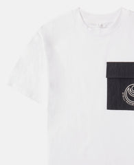 S-Wave Logo Motif T-Shirt