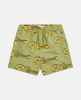 Guitar Print Swim Shorts