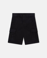 Gabardine Cargo Shorts
