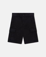 Gabardine Cargo Shorts