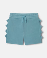 Scallop Trim Jersey Shorts