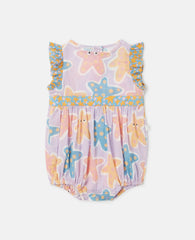 Starfish Print Cotton Romper
