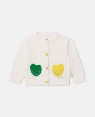 Motif Pocket Cotton Cardigan