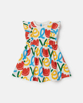 All-Over Floral Cotton Dress