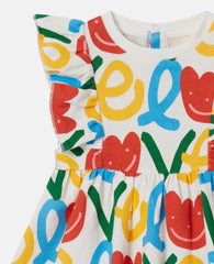 All-Over Floral Cotton Dress