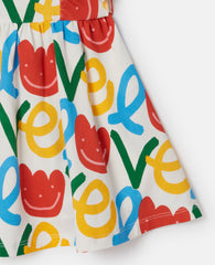 All-Over Floral Cotton Dress