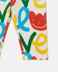 All-Over Love Print Leggings
