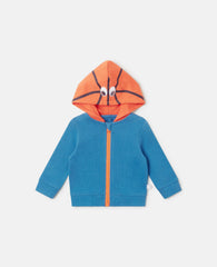 Basketball Hood Zipper Hoodie