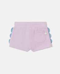 Scallop Trim Sweat Shorts