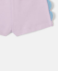 Scallop Trim Sweat Shorts