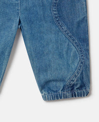 Elasticated Denim Sweatpants