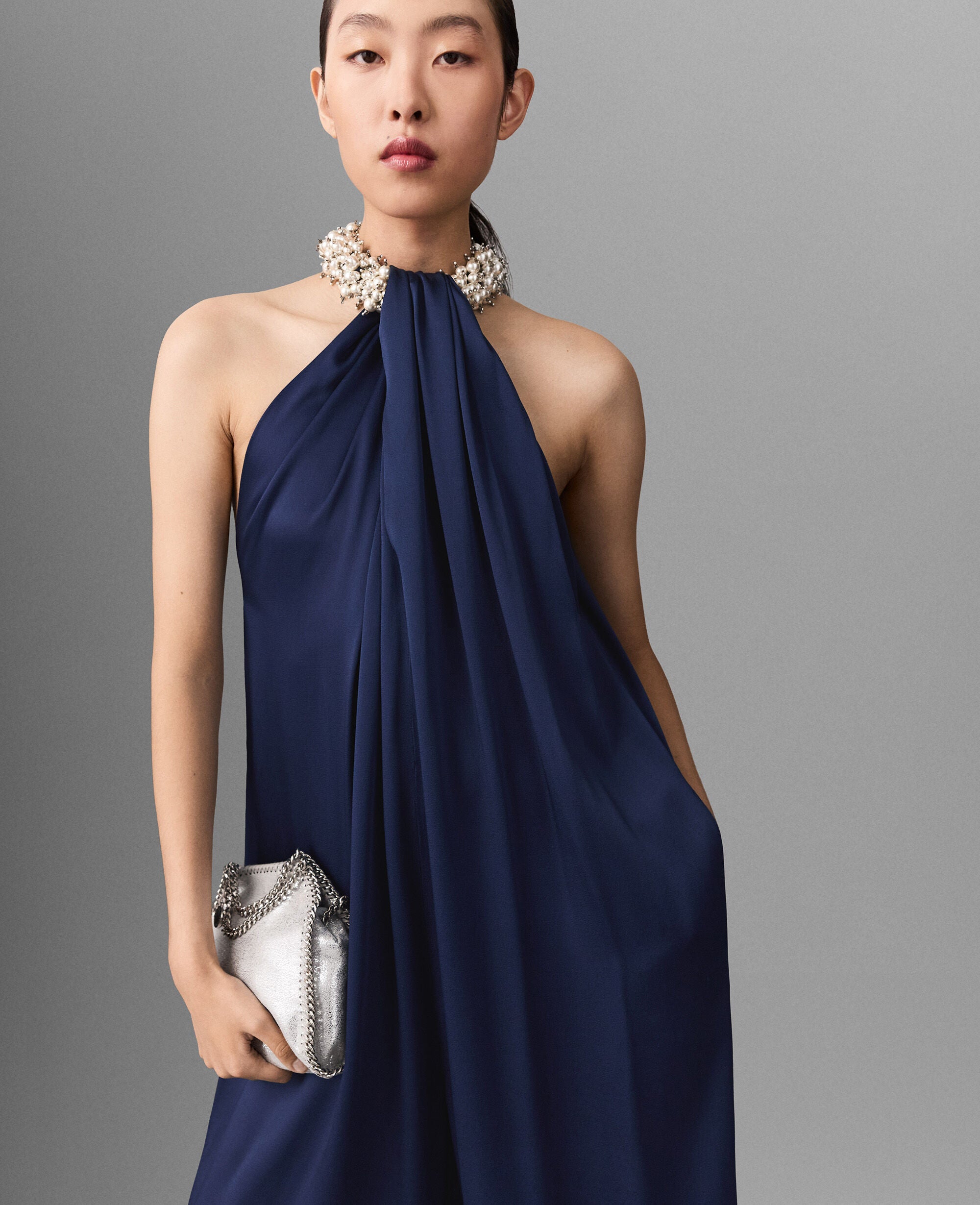 Satin Halterneck Jumpsuit