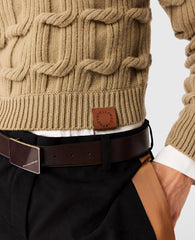 Falabella Cable-Knit Crewneck Jumper