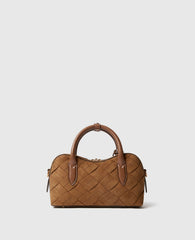 Ryder Woven Suede-Effect Crossbody Bag
