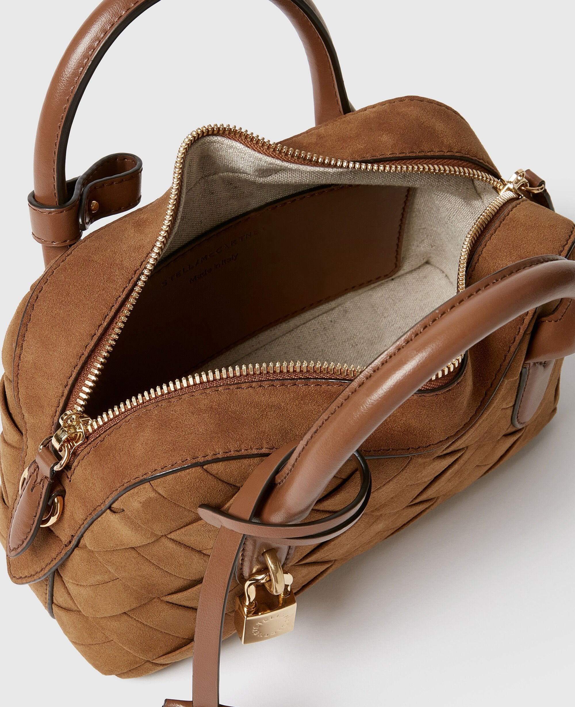 Ryder Woven Suede-Effect Crossbody Bag