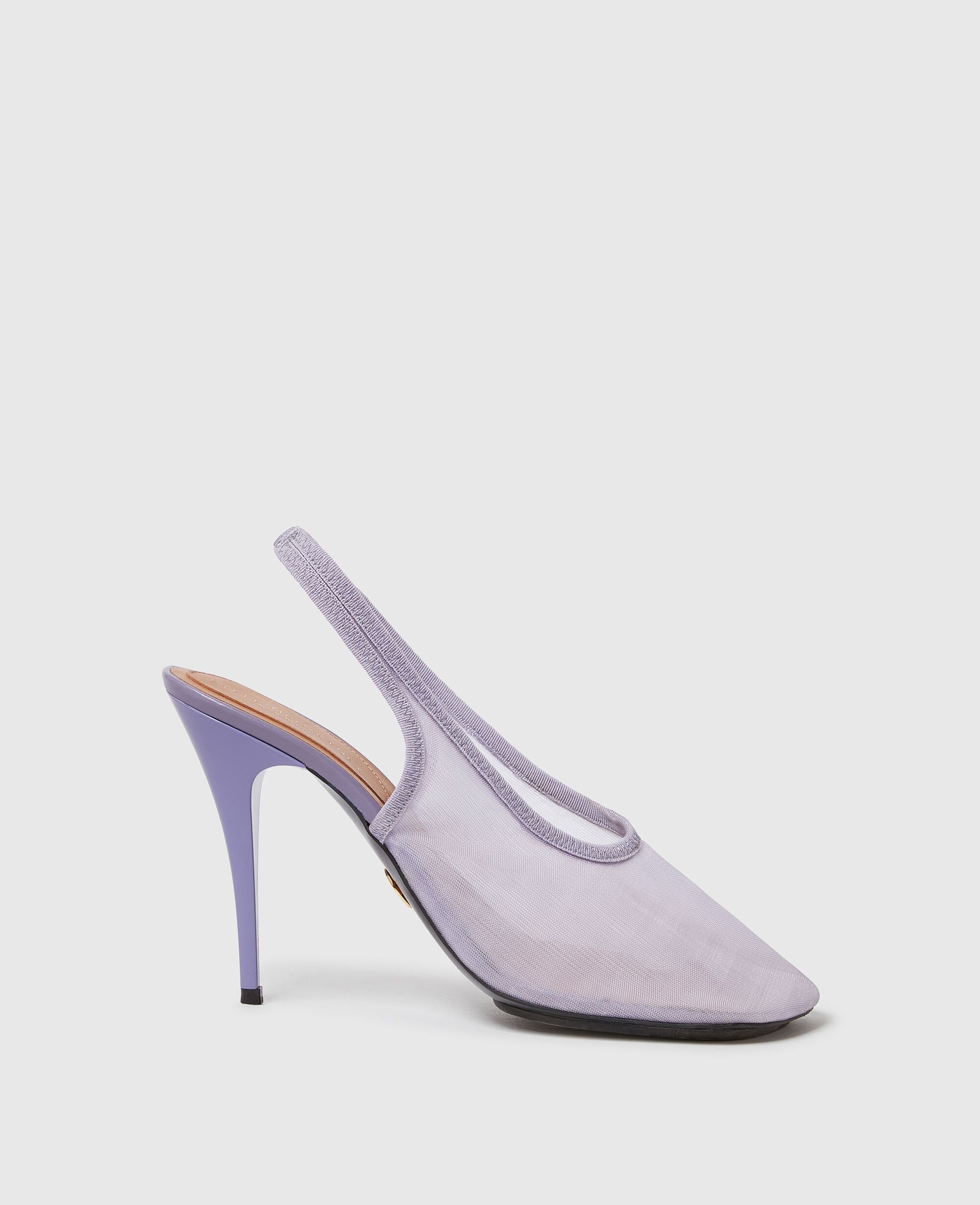 Slingback Stretch Mesh Pumps